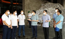 Lãnh đạo tỉnh Bắc Ninh kiểm tra xử lý môi trường ở CCN Phong Khê 