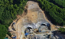 Hầm Thần Vũ trên cao tốc Bắc Nam đoạn Diễn Châu – Bãi Vọt do Cienco4 thi công