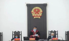Hội đồng xét xử vụ án gồm 3 người do thẩm phán Trần Nam Hà làm chủ tọa 