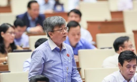 Đại biểu Quốc hội Trương Trọng Nghĩa phát biểu trong phiên thảo luận. Ảnh: Nhật Minh