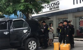 Cảnh sát khám xét cơ sở kinh doanh của Công ty Nhật Cường 