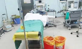 Hiện trường phòng mổ nơi bệnh nhân tử vong. Ảnh: Gia đình cung cấp 