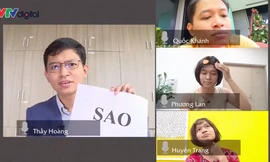 BTV Việt Hoàng nhập vai "thầy giáo", tái hiện loạt tình huống éo le của lớp học online