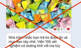 Thông tin "Bệnh viện 105 xét nghiệm kẹo dương tính với chất cấm" là không chính xác