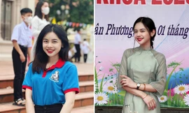 Nhan sắc xinh đẹp "chuẩn fashionista" của cô bạn Gen Z đam mê môn Ngữ văn