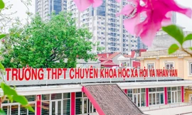 Trường THPT chuyên Khoa học Xã hội và Nhân văn tuyển sinh lớp 10 bằng hình thức độc lạ