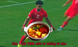 Fanpage tick xanh AFC Asian Cup nhắc đến "lẩu Thái", gọi Xuân Son là "đầu bếp"