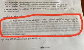 Cười "ná thở" trước đoạn hội thoại "teen-code" trong đề Văn của học sinh Gia Lai