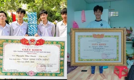 Nam sinh sở hữu tấm bằng khen "khổng lồ", nhưng cái tên mới khiến dân mạng chú ý hơn cả