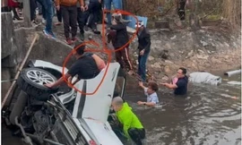 Tai nạn thương tâm mùng 2 Tết: Ô tô lao xuống kênh ở Nam Định, 7 người không qua khỏi