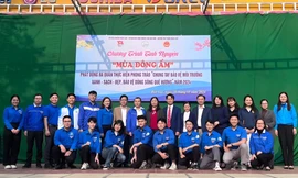 Tuổi trẻ Đại học Quốc gia Hà Nội mang "Mùa Đông ấm" đến huyện Bảo Lạc, tỉnh Cao Bằng
