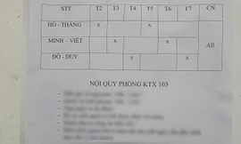 Bảng nội quy "thét ra lửa" ở ký túc xá: Dẫn người yêu về, chơi game hét to... đều bị phạt