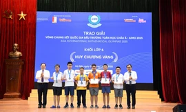 Vòng Chung kết Quốc gia AIMO 2025: 22 thí sinh được trao Huy chương Vàng cấp THCS