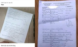 Nam sinh lớp 11 phát hiện đề Toán đăng trên mạng "khá giống" mã đề 112 thi Tốt nghiệp THPT 2022