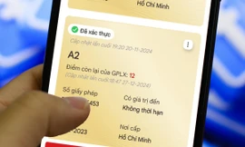 Cảnh báo hình thức lừa đảo mới: Cài đặt 12 điểm giấy phép lái xe trên dịch vụ công