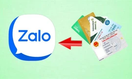 Cách lưu trữ Căn cước công dân, thẻ ngân hàng trên Zalo cực tiện lợi