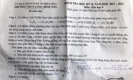 Đề kiểm tra có nội dung quảng bá rượu: Phòng GD&ĐT yêu cầu nhà trường rà soát, xác minh