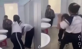 Nhóm nữ sinh lớp 9 ở TP.HCM gây phẫn nộ vì đánh bạn ngay trong nhà vệ sinh trường