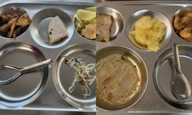 Suất ăn bán trú 32K ở trường THCS Yên Nghĩa (Hà Đông, Hà Nội) khiến phụ huynh "sốc"
