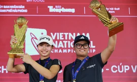 Hai gương mặt Gen Z trở thành nhà vô địch Giải Golf Quốc gia năm 2023 - Cúp VinFast