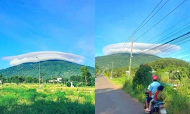 Mây "đĩa bay" xuất hiện ở Đồng Nai, dân mạng thích thú ghi lại khung cảnh đặc biệt