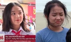 Diễn viên nhí "Về Nhà Đi Con" chiếm spotlight khi xuất hiện trên VTV trong lễ khai giảng