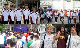 Thí sinh phấn khởi hoàn thành bài thi AIMO 2025, tích lũy nhiều kinh nghiệm bổ ích