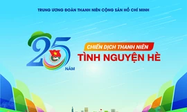 T.Ư Đoàn ra mắt bộ nhận diện kỷ niệm 25 năm chiến dịch Thanh niên Tình nguyện Hè
