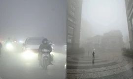 Hiện tượng sương mù dày đặc tại Hà Nội và một số nơi miền Bắc kéo dài đến khi nào?