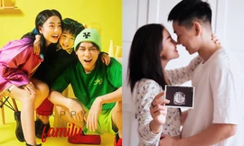 Vợ chồng Ba Duy - Nam Thương báo tin vui đúng ngày 1/6, bé Đậu chính thức lên chức anh rồi