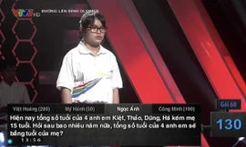 Loạt câu hỏi thuộc lĩnh vực Toán học tưởng chừng dễ nhưng thí sinh Olympia lại trả lời sai