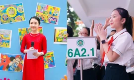 Hà Nội: Nữ sinh THCS Ngô Sĩ Liên đam mê nghệ thuật, làm thực tập sinh cho công ty giải trí