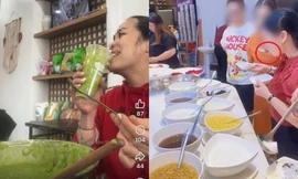 Những vụ nếm thử đồ ăn gây tranh cãi: Từ chủ quán trà sữa đến khách ăn buffet