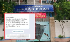 Phụ huynh không đồng ý hỗ trợ mua laptop, cô giáo "dỗi" không soạn đề cương