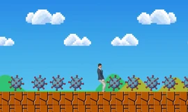 "Anh da nâu" (VTV24) hóa thân thành nấm lùn Mario mô phỏng tình hình dịch COVID-19 sau Tết