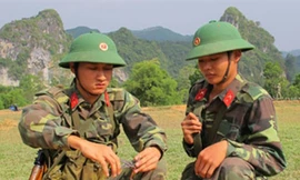 Cận cảnh chiến sĩ Đoàn Tân Trào luyện bài chiến thuật bộ binh