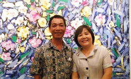 Vợ chồng họa sĩ 'viết' giao hưởng
