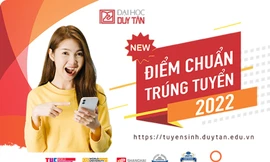 ĐH Duy Tân công bố điểm chuẩn trúng tuyển năm 2022