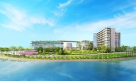 Phối cảnh một khu vực của tổ hợp