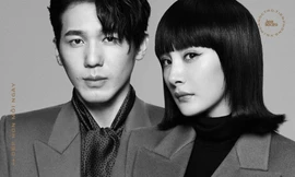 Dương Mịch cá tính với tóc ma-nơ-canh, sánh đôi cùng Bạch Vũ trên Harper's BAZAAR