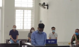 Bị cáo Vũ Tuấn Dũng tại tòa.