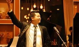 Nghệ sĩ Opera Vũ Mạnh Dũng (SN 1978) từng giảng dạy thanh nhạc tại một số trường đại học. Ảnh Nhà hát Vũ kịch Việt Nam.