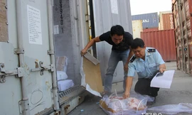 Hải Phòng lấy mẫu bao bì thực phẩm nhập khẩu để xét nghiệm SAR-CoV-2