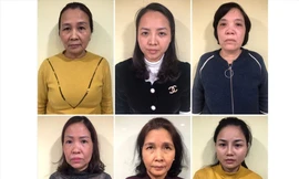 Các đối tượng trong đường dây đánh bạc sử dụng công nghệ cao ở Hải Phòng, ảnh: DX.