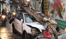 Hiện trường vụ việc.