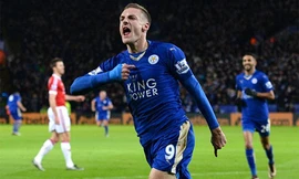 Vardy giống như đoá hoa nở muộn của bóng đá Anh. Ảnh: AFP.