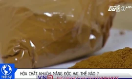 Hóa chất nhuộm măng, cải chua độc hại thế nào