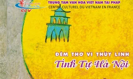 Vi Thuỳ Linh trình diễn thơ tại Pháp
