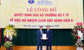 Bệnh viện K Trung ương có giám đốc mới