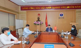 Thứ trưởng Bộ Y tế Trương Quốc Cường tham dự cuộc họp trực tuyến các Bộ trưởng Y tế G20
